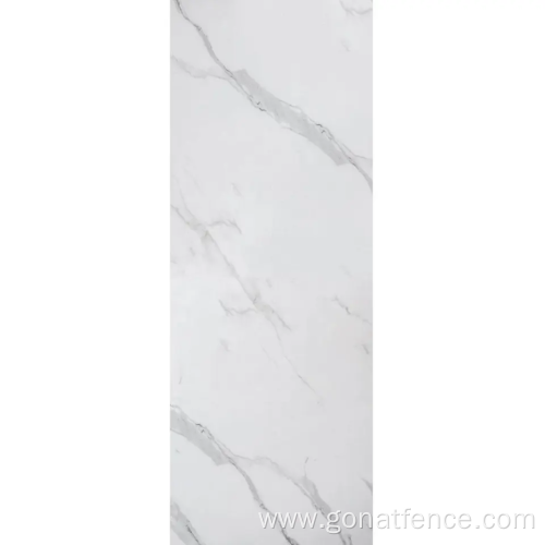 White Carrara Marble 1m wide pvc cladding panel